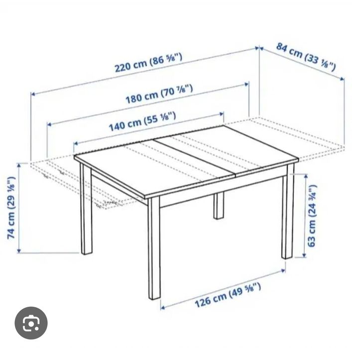 Mesa de jantar Ikea