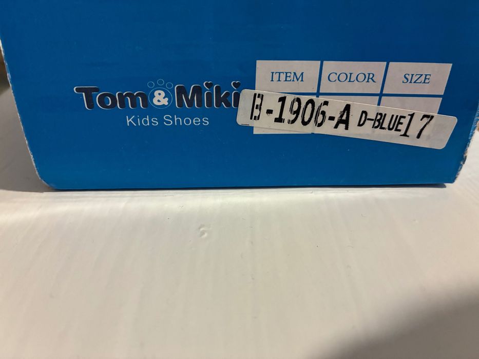 Buciki/sandały "Tom&Miki" niebieskie, r. 17