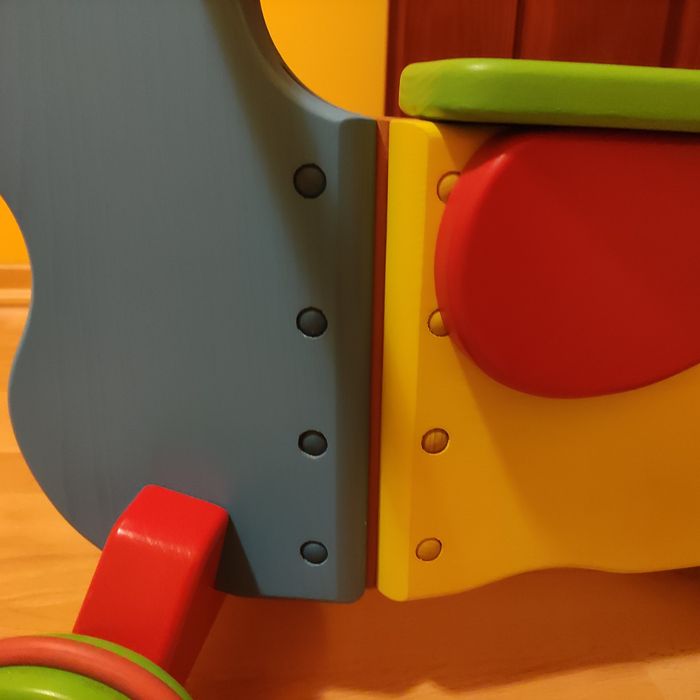 Drewniany jeździk dla dziecka Polska firma Kłosek