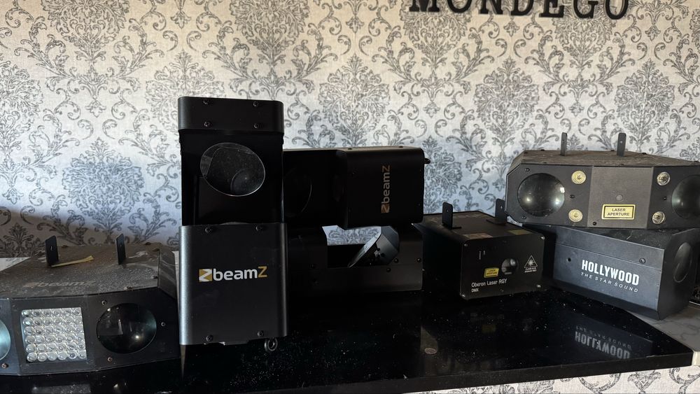 9 jogos de luzes discoteca profissional