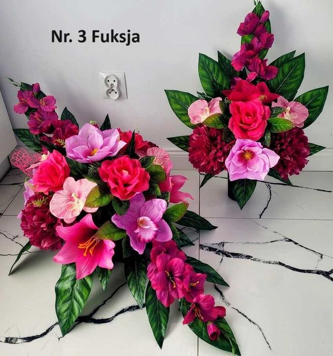 Stroik na grób cmentarz bukiet