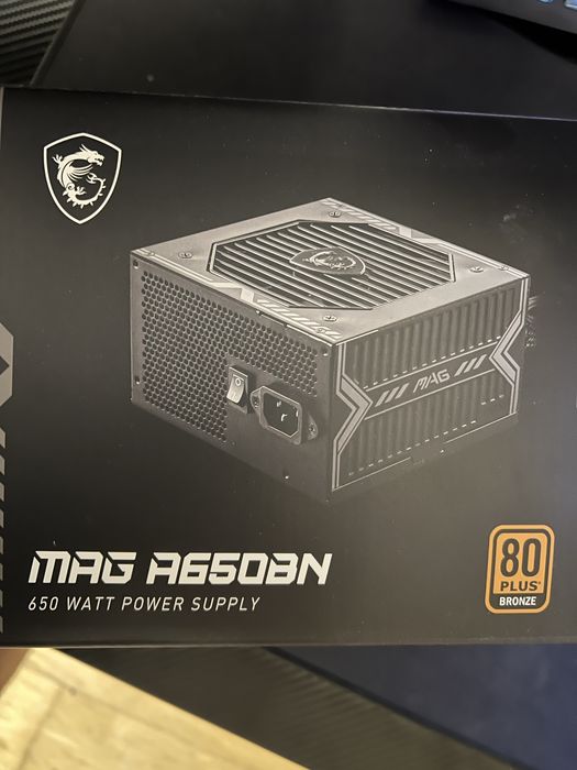Fonte de Alimentação MSI MAG A650BN – 650W 80 Plus Bronze
