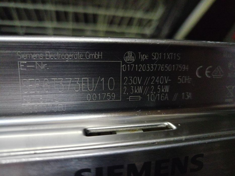 Stara Zmywarka Siemens  na części