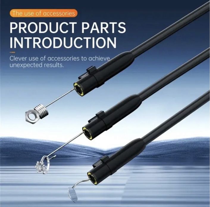 Камера P380 з ендоскопом 5 м з LED-підсвіткою 4.3" Екран