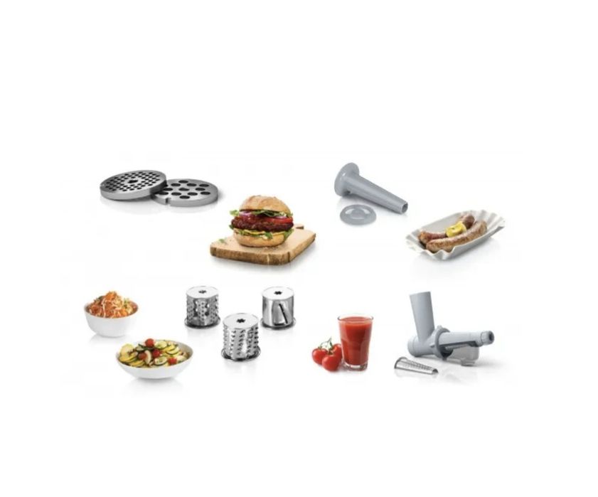 М'ясорубку Bosch SMW2517W з насадкою соковижималкою