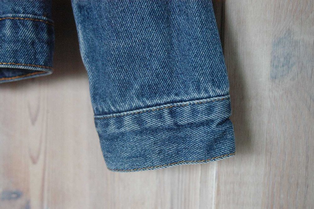 kurtka katana dżinsowa jeansowa Bershka XS S
