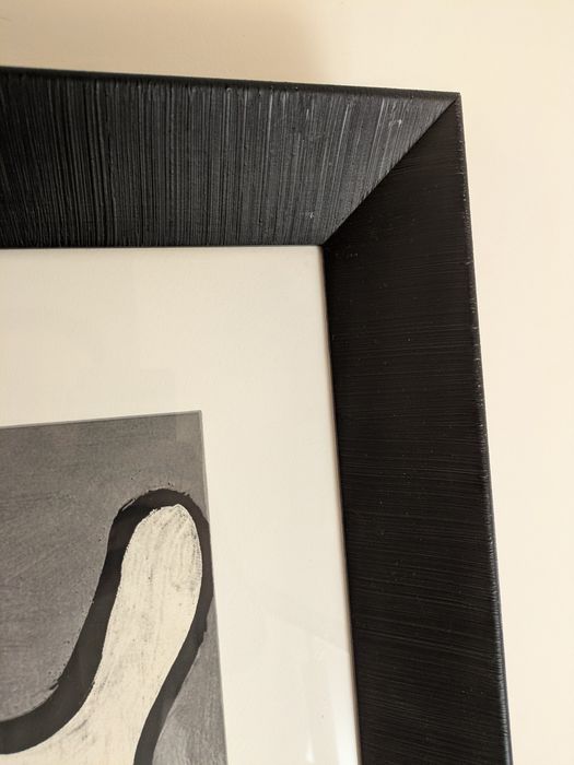 Par de Quadros Pablo Picasso - Série "Acrobatas" - Moldura Preta