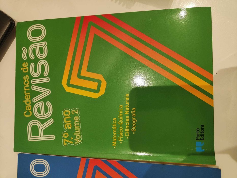 Cadernos Revisão 7º Ano Volume 1 e 2 Porto Editora