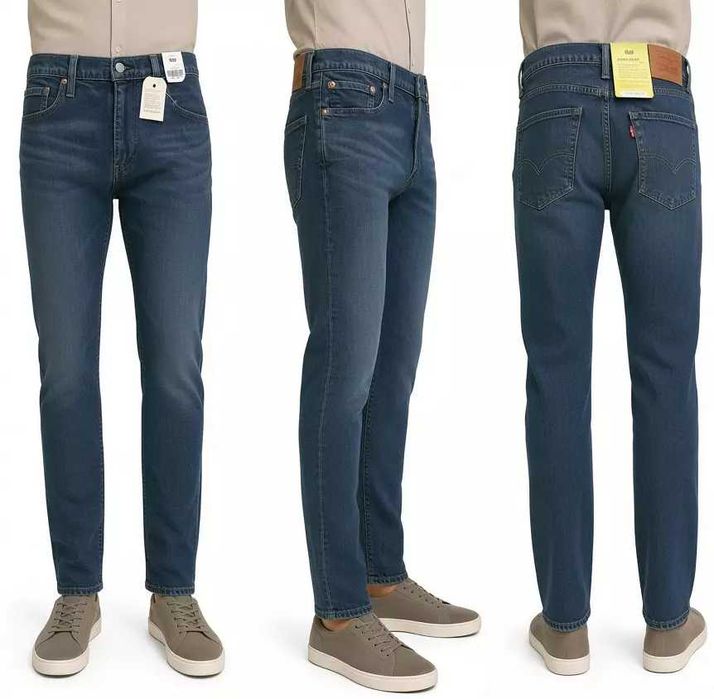 Nowe jeansy męskie Levi's Skinny Taper oryginalne Levis Flex rozmiar W33/L30