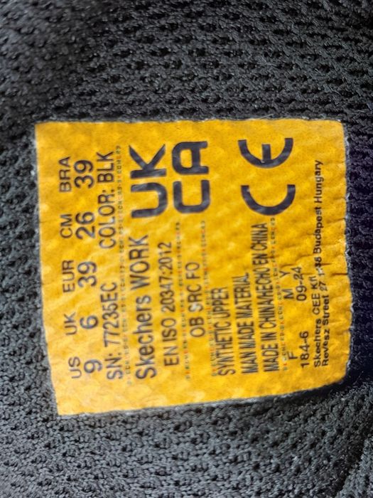Робочі кросівки Skechers Work Relaxed  39 розмір.