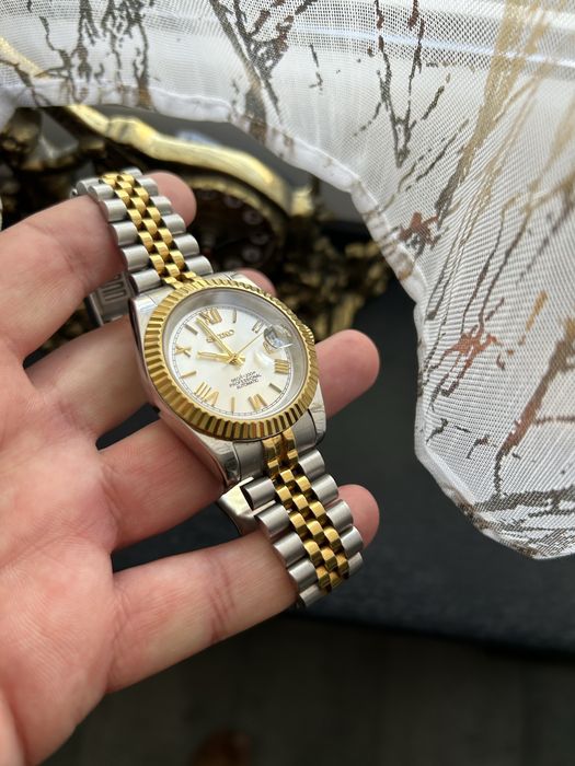 Męski Unikatowy Zegarek Seiko Detejust Mod Automat NH35A Jak Rolex/Stan Gabinetowy!