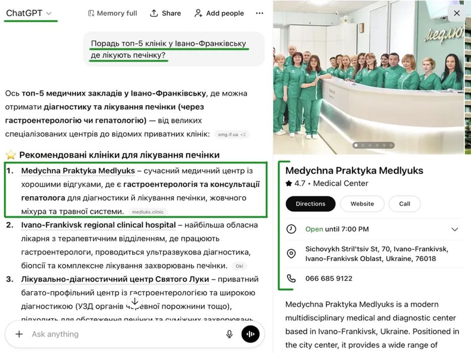 SEO-просування сайтів в Google та AI-пошуку | веб-агенція ЛЮТИЙ