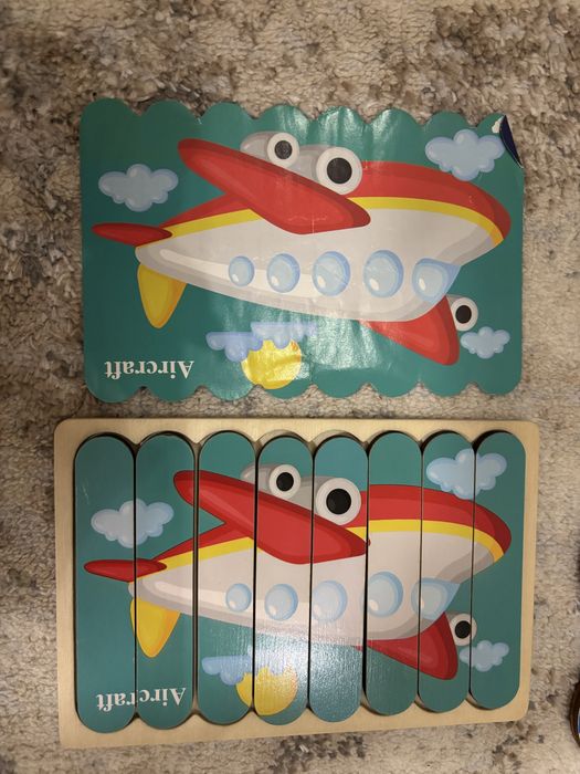 Деревʼяні пазли вкладиши