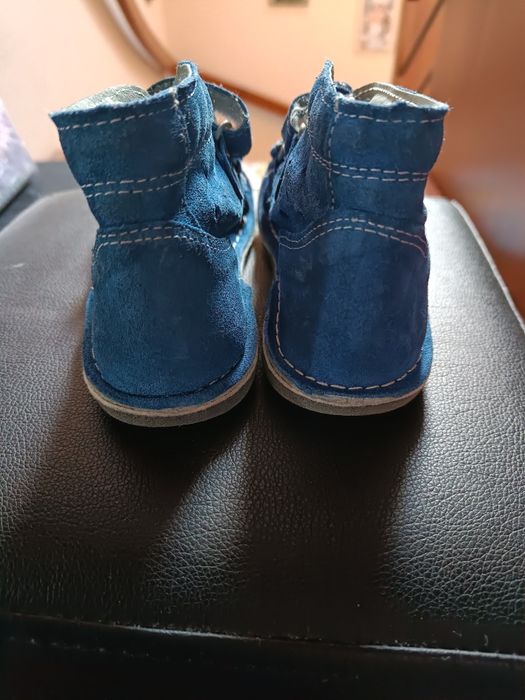 Oryginalne skórzane danielki 31 navy blue