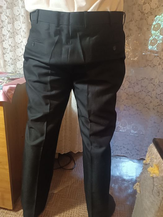 Классические мужские штаны чёрные 54-56