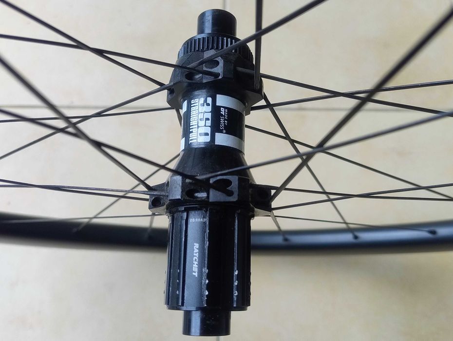 Koła karbonowe PRO-WAY Roubaix Black 50mm Disc Tubeless DT 350