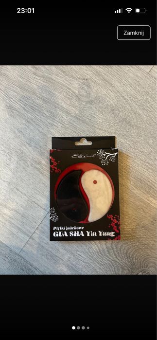 Płytki jadeitowe Gua Sha Ewa Schmitt Ying Yang