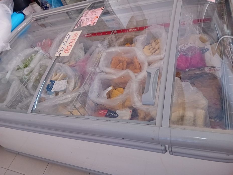 Arca refrigeradora e uma arca congeladora