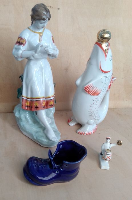 Статуэтки, фарфор. СССР.