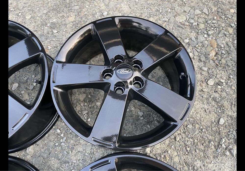 Alufelgi 17” Ford Volvo 5x108 S-Max Galaxy Kuga Focus CZARNE jak Nowe
