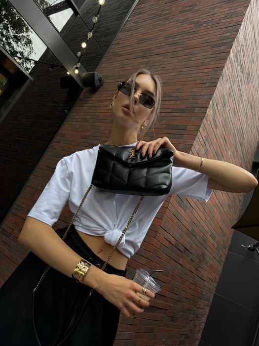 Сумка Yves Saint Laurent / сумочка ів сен лоран чорна