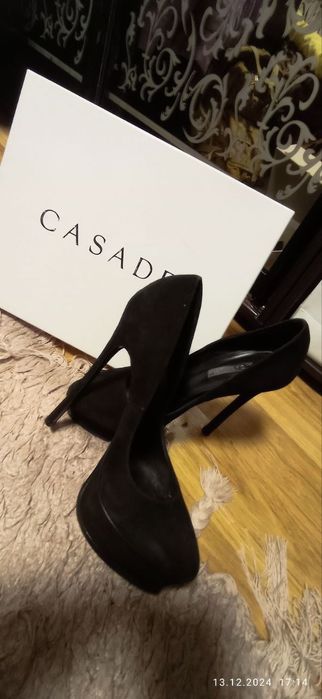 Туфли чёрные Casadei