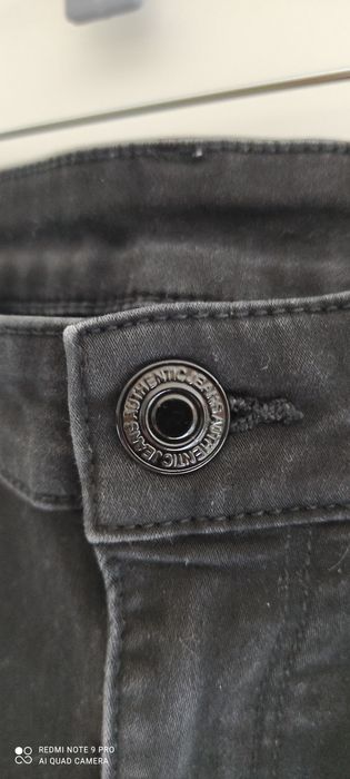 spodnie jeans jeansy rozm. 38 / M czarne