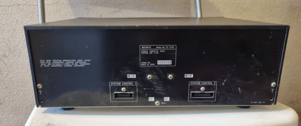 Deck Sony faz parte de uma Aparelhagem Sony de Elementos ver fotos