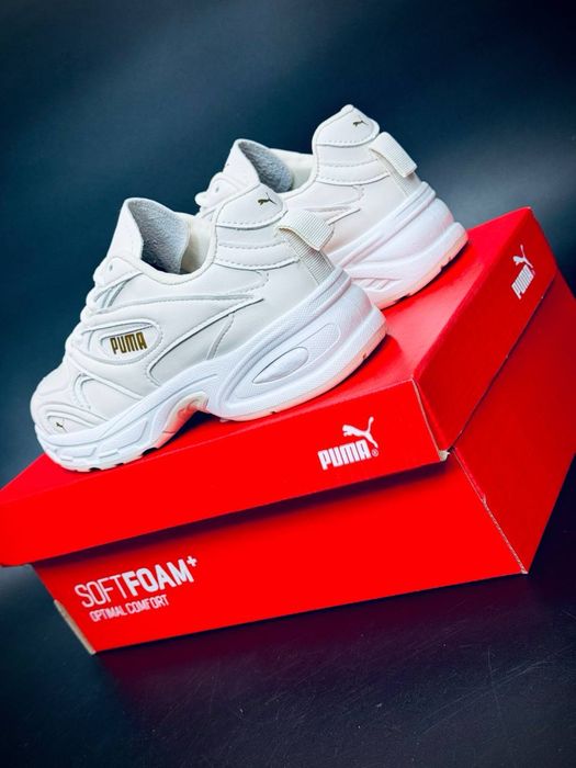 Топ продажів пума•шкіряні кросовки пума на весну•жіночі кросовки Puma