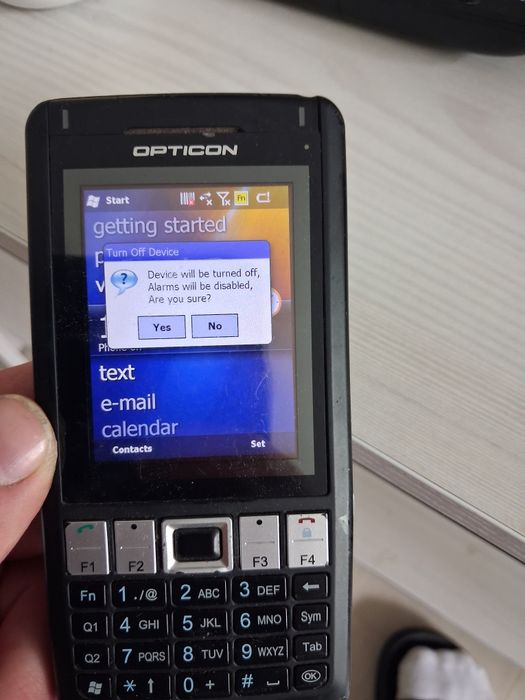 Telefon terminal opticon