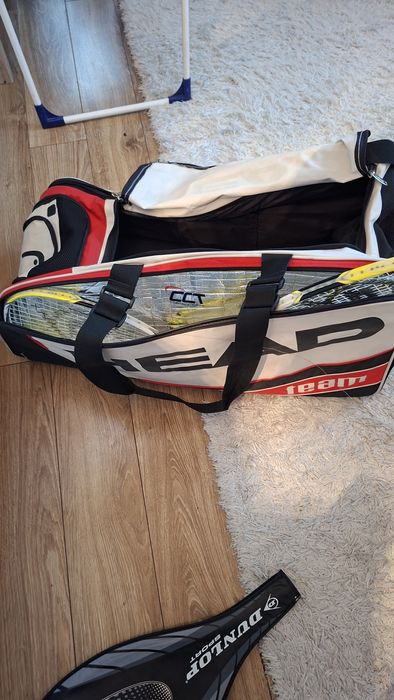 Torba tenisowa head + 3 rakietki
