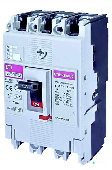 Промислові автоматичні вимикачі ETI,Eaton.
