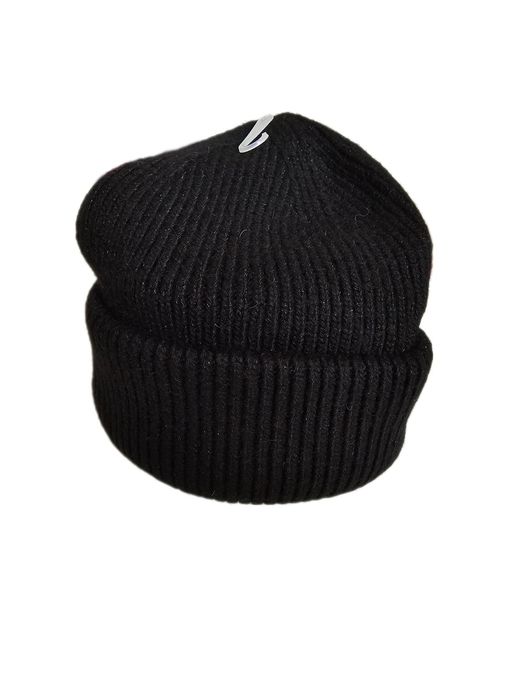 Czapka czarna z prawdziwym kaszmirem