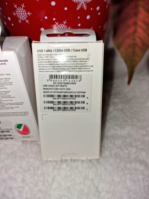 Samsung – Zestaw Ładowania 45W + Kabel USB-C 5A (1 m)