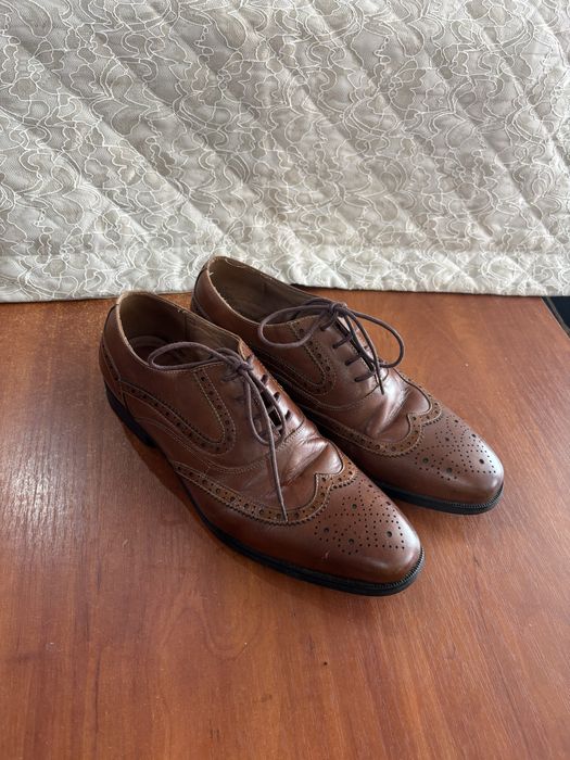Класичні шкіряні туфлі броги Jones Bootmaker 42р