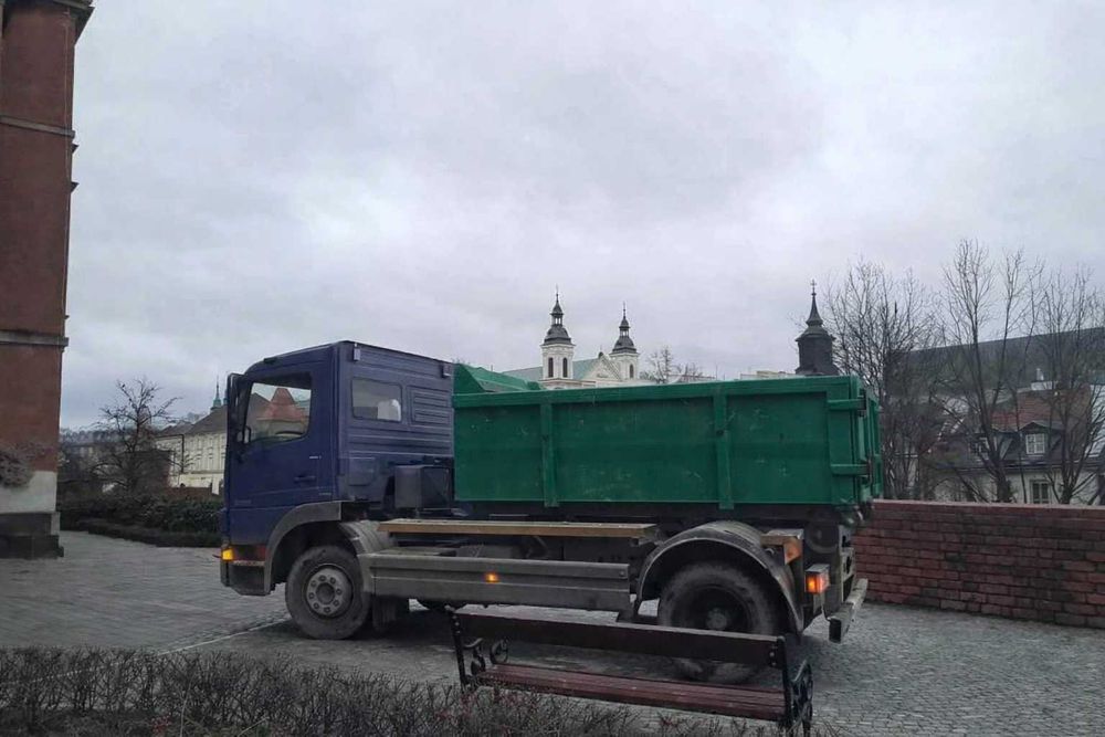 Wywóz Gruzu Śmieci Odpadów Wynajem Kontenera Worki BIG BAG Łomianki