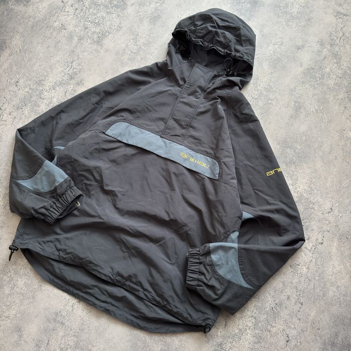 Анорак вітровка animal oversized rap jacket 00s ecko unltd fubu