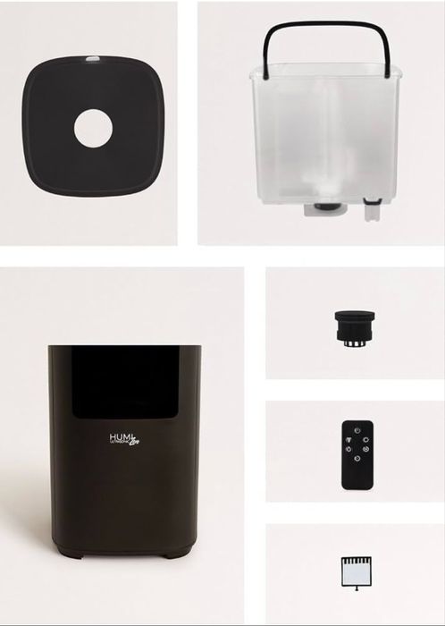 CREATE Humizen Ultrasonic Humidificador and Aroma Difusor (preto)
