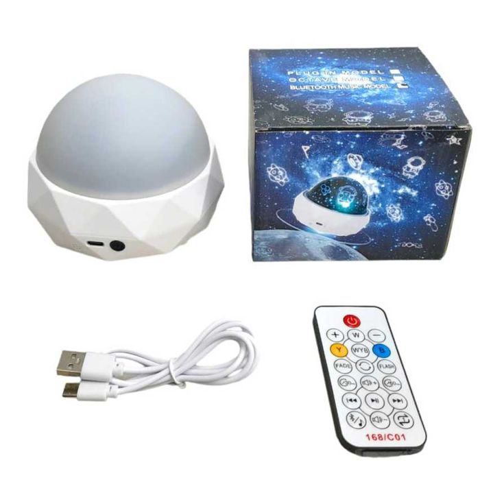 Projetor Espacial com Caixa de Som Bluetooth