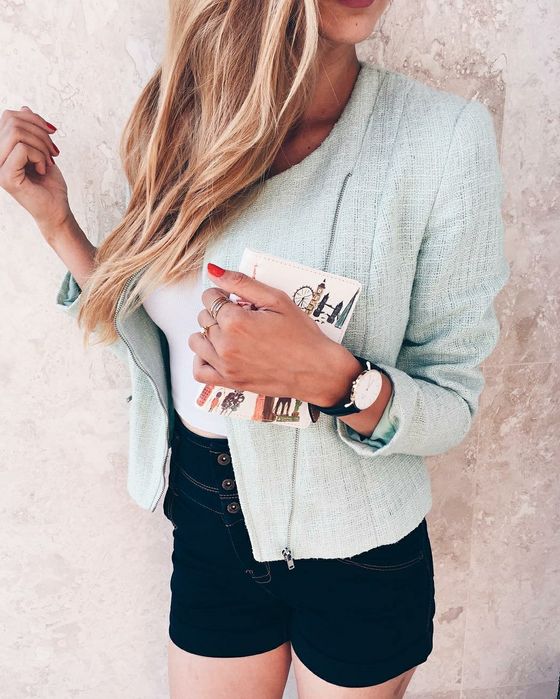 Żakiet seledynowy śliczny unikat rozm S 36