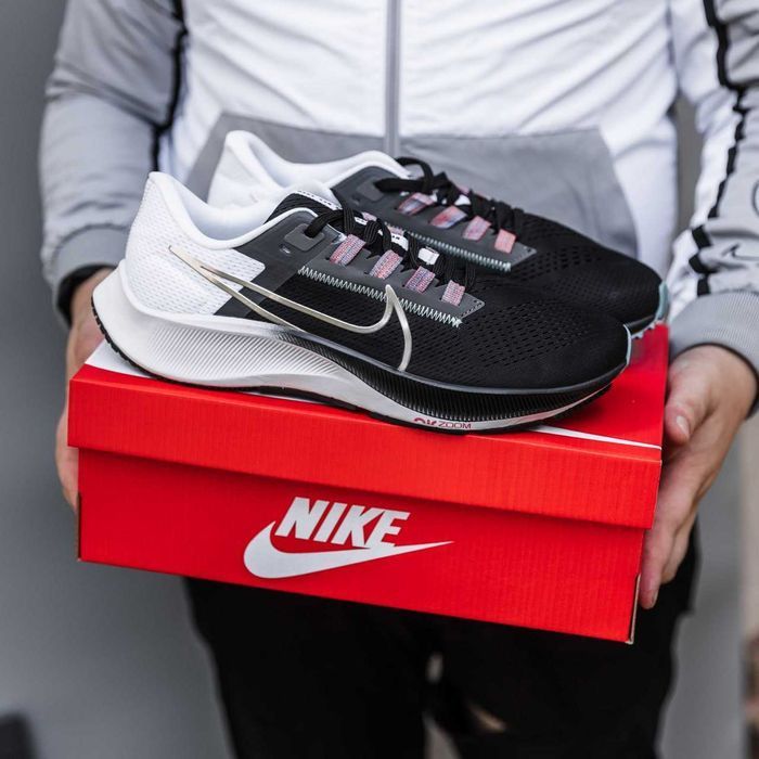 Кросівки Nike Air Zoom Pegasus 38 White/Black premium