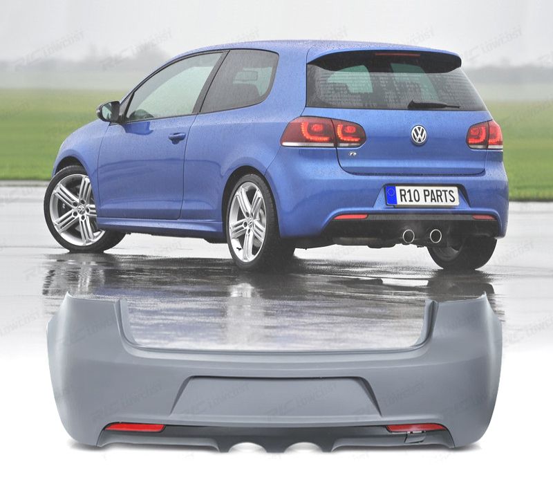 PARA-CHOQUES TRASEIRO VOLKSWAGEN VW GOLF 6 08-12 LOOK R20