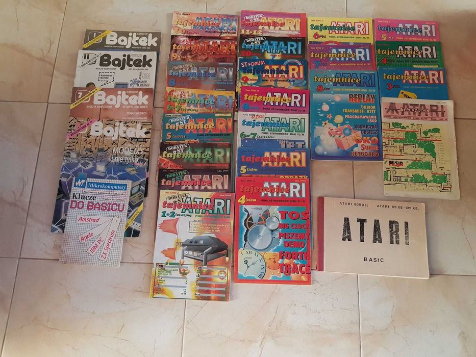Tajemnice atari, Bajtek ( czasopisma + książka )