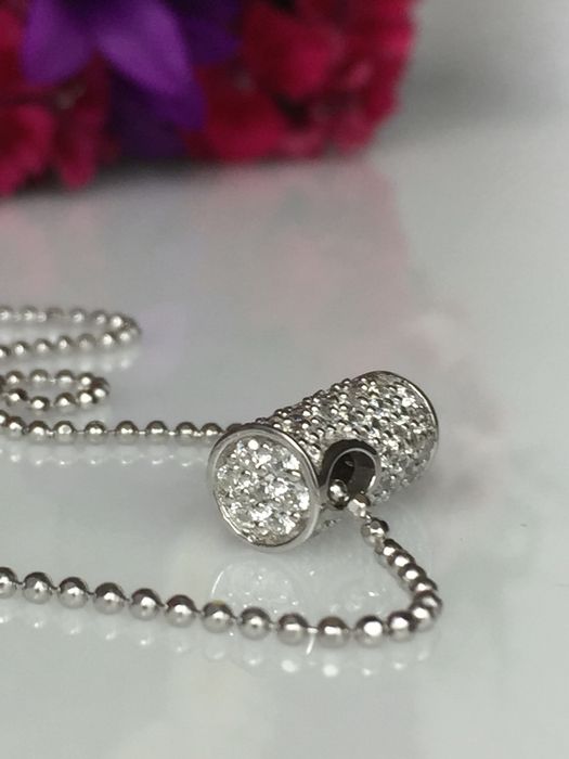 Срібна Цепочка з кулоном Sif Jakobs, (Thomas Sabo, Xenox) цирконій