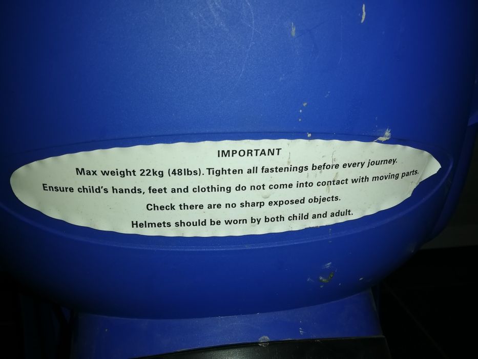 Porta bebé/criança para bicicleta