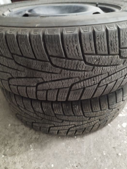 Диски  R15 с резиной зимней шкода Октавия