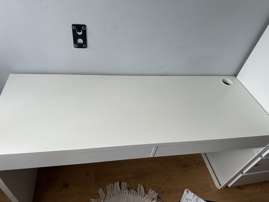 Biurko IKEA MICKE białe | 2 szuflady | Stan Bardzo Dobry!
