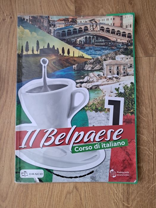 Il Belpaese 1 podręcznik + ćwiczenie  częściowo wypełnione