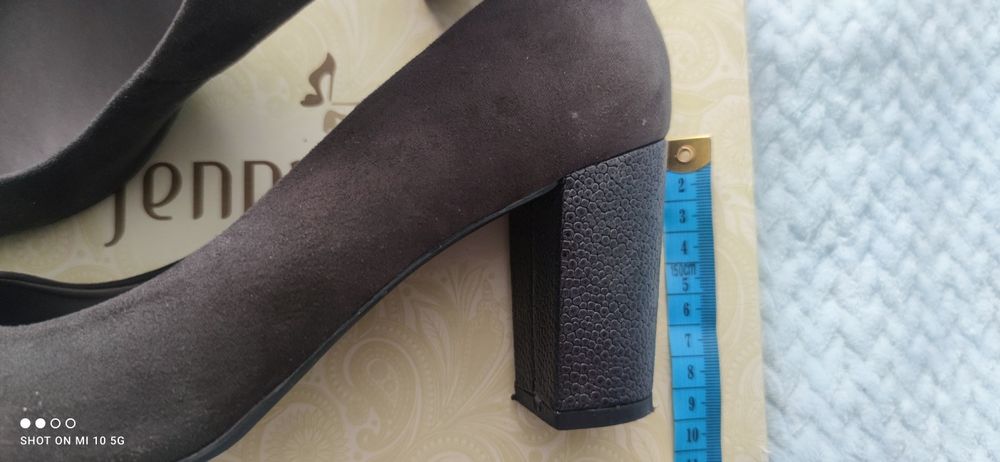 Buty Jenny Fairy szare zamsz 40 1/2