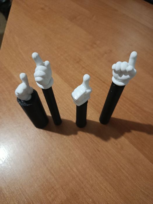 Указки, надруковані на 3D-принтері